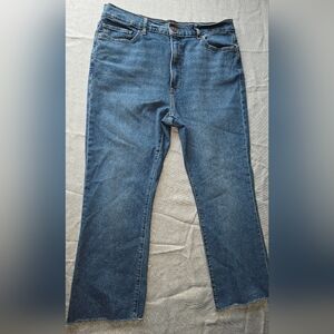 Express Size 12R Denim Jeans With Raw Hem